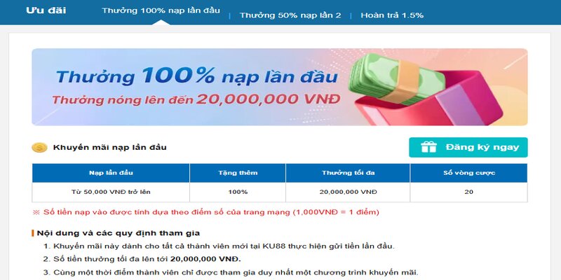 Giới thiệu Kubet với các ưu đãi siêu khủng 